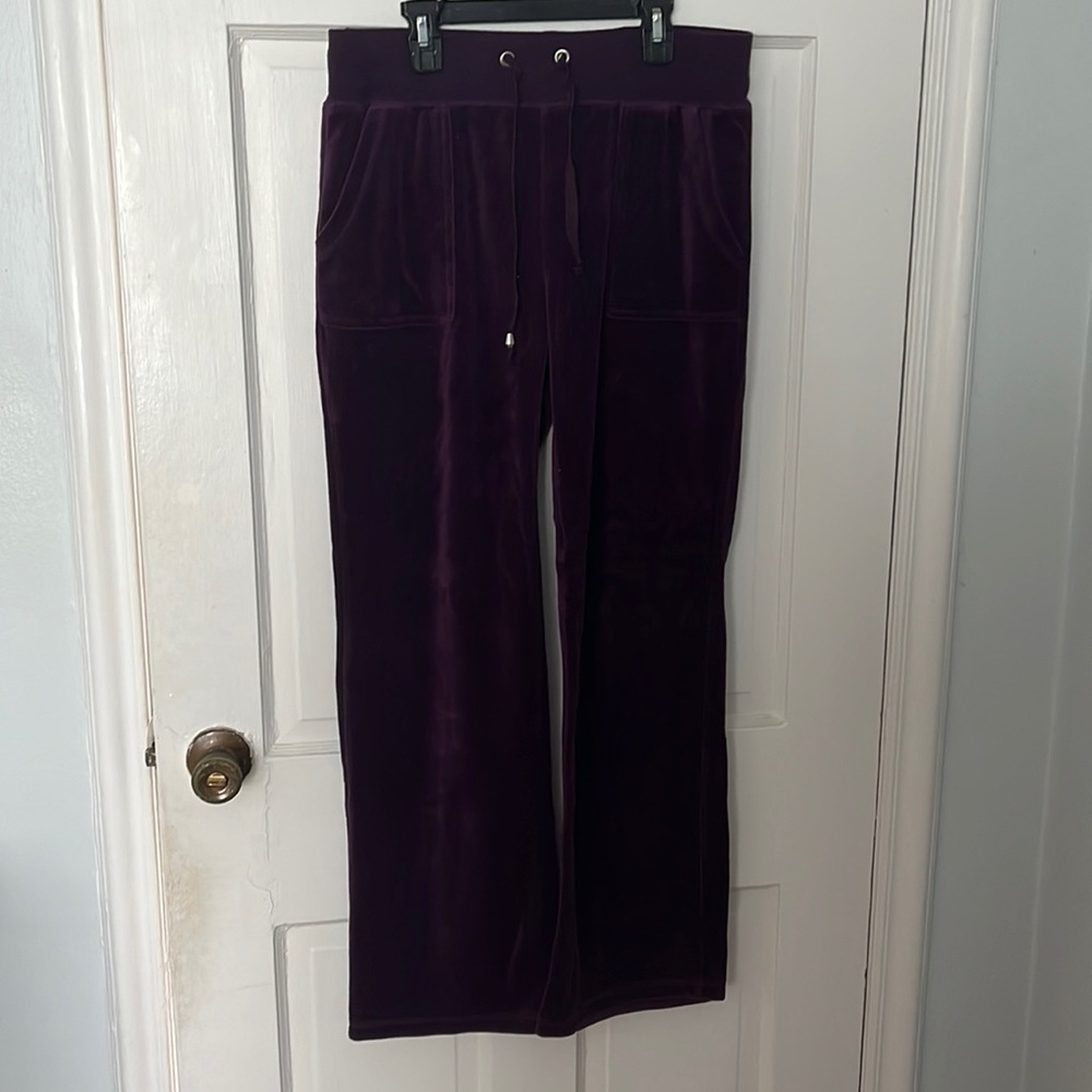 purple tracksuit pants